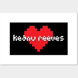 Keanu reeves -> pixel art Posters and Art